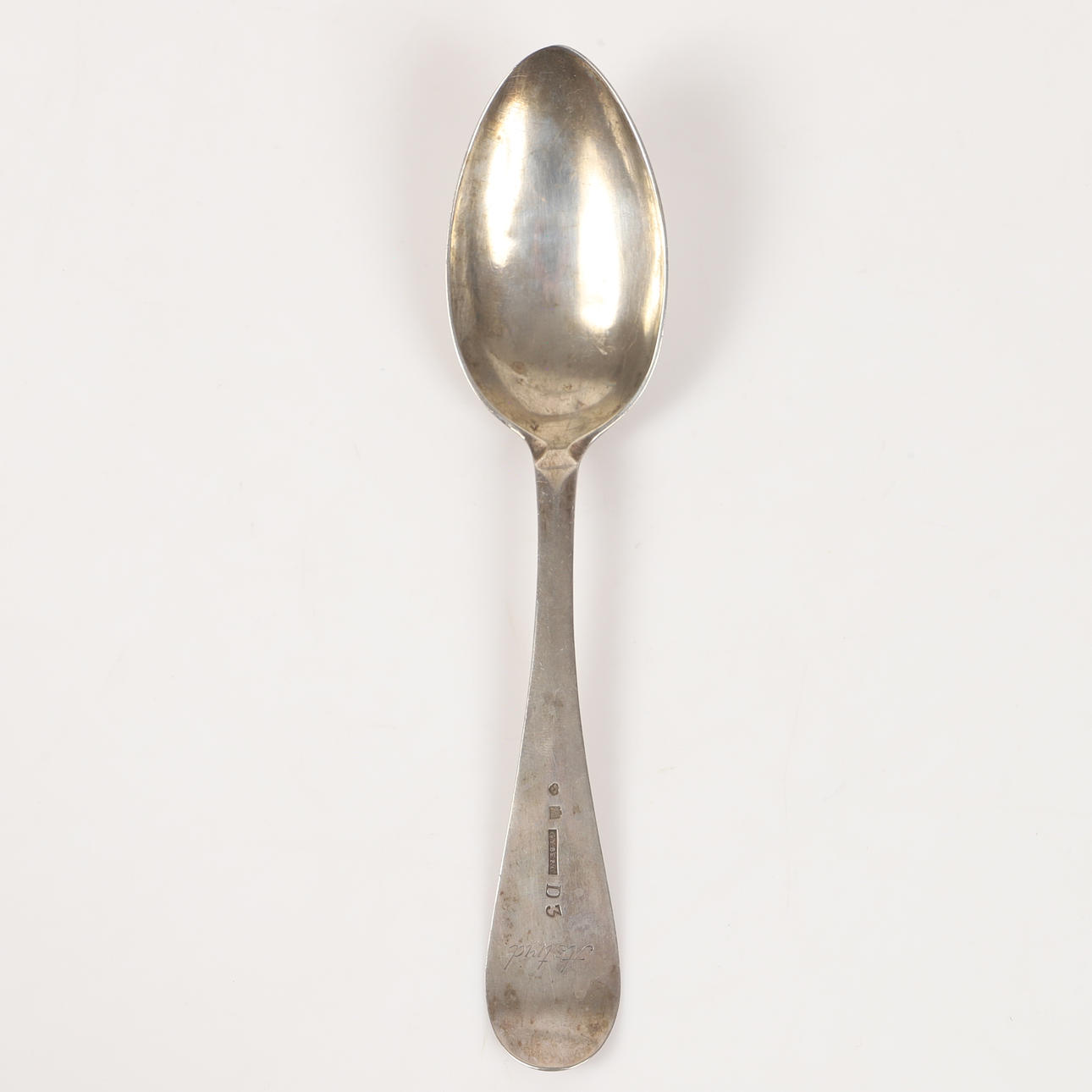 JACOB GYBERG. Table spoon, silver, Lund, 1810.