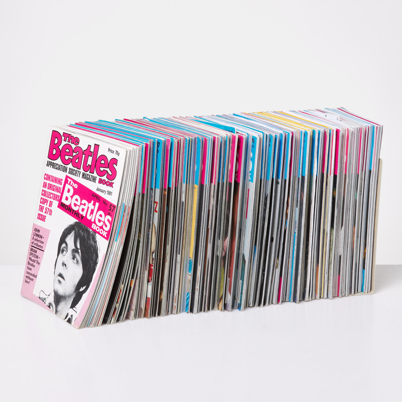 THE BEATLES BOOK MONTHLY, 153 issues, published 1981-2002, published by Beat Publication Ltd, in cooperation with The Beatles company Apple Production Ltd.