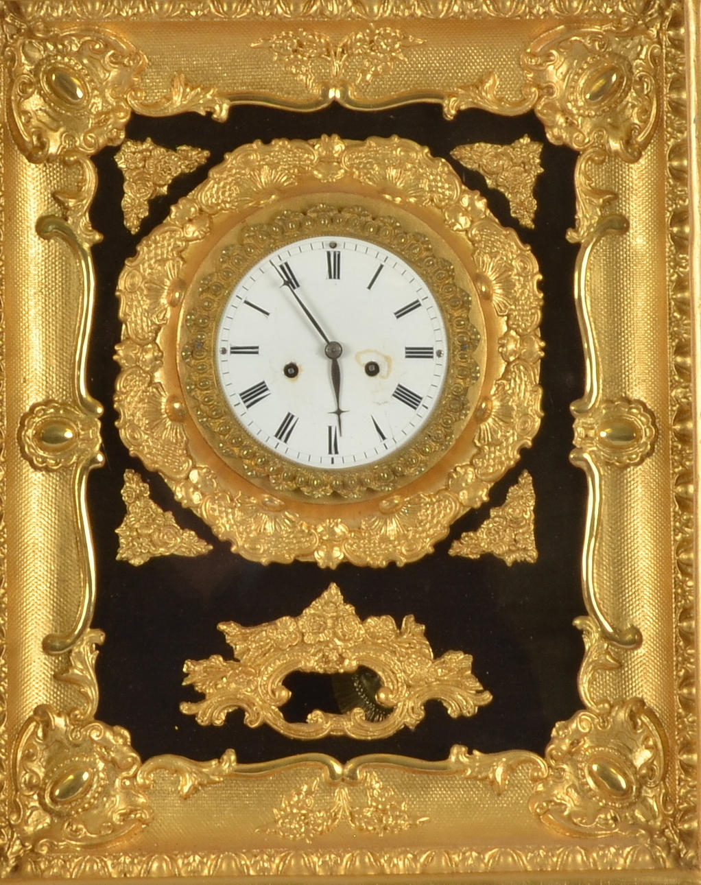 VÄGGUR, förgylld, 18/1900-tal.