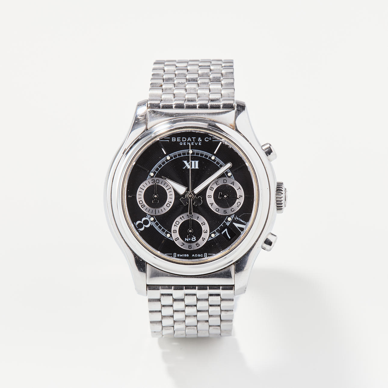 BEDAT & Co, armbandsur, 38 mm, stål, ca 2015