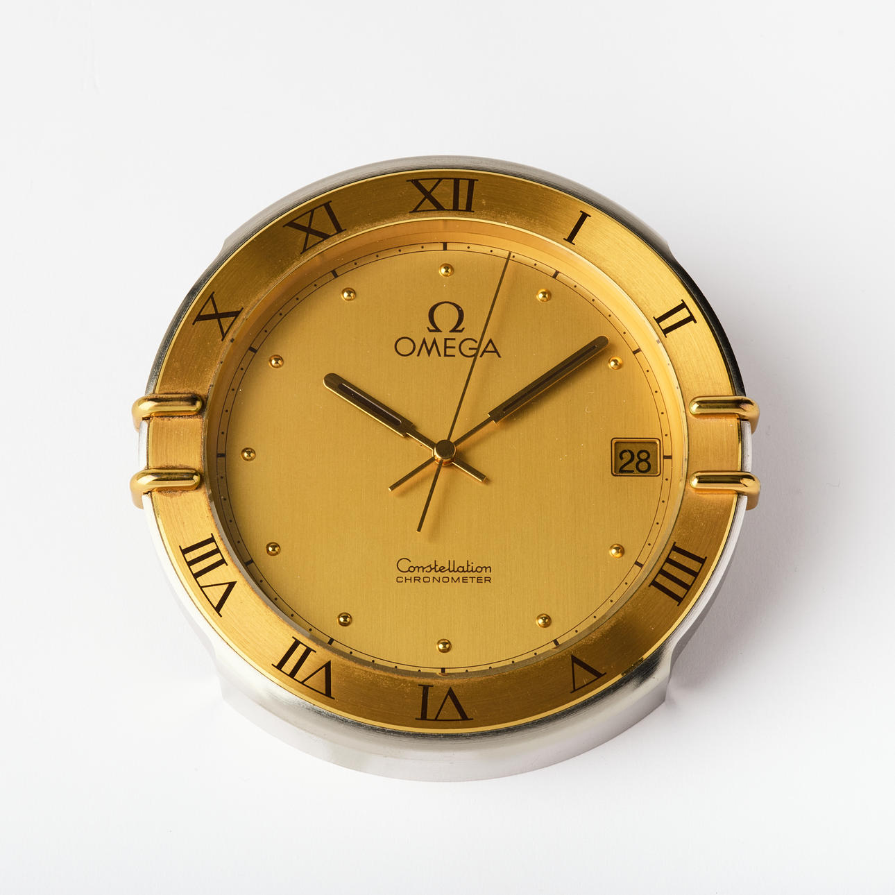 OMEGA, Constellation, Chronometer, bordsur, 126 mm, bicolour, ca november 1991