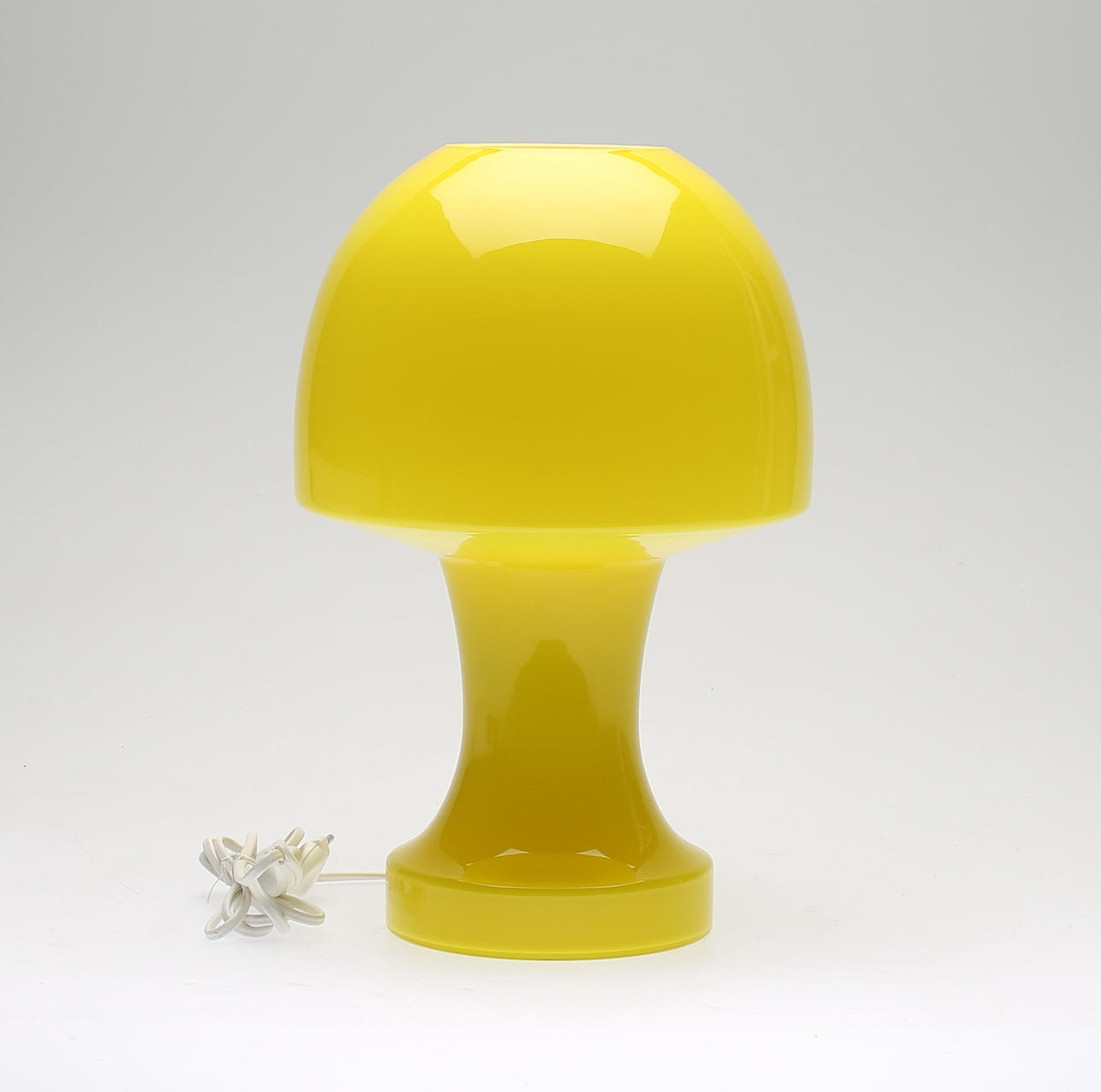 BORDSLAMPA, glas, okänd formgivare, möjligen Boda, 1970-tal.