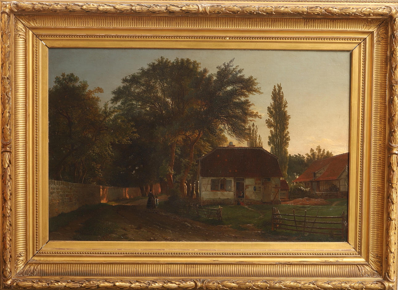 LOUIS GURLITT, Possibly, oil on canvas.