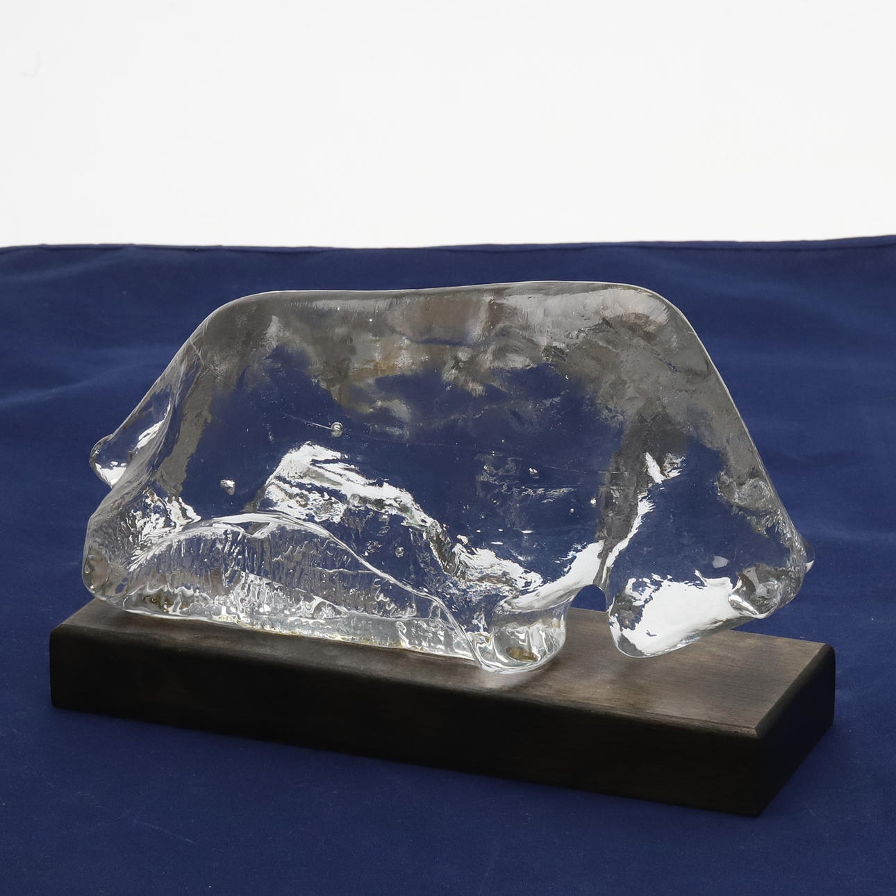 UNO WESTERBERG. SCULPTURE, glass, Pukeberg.