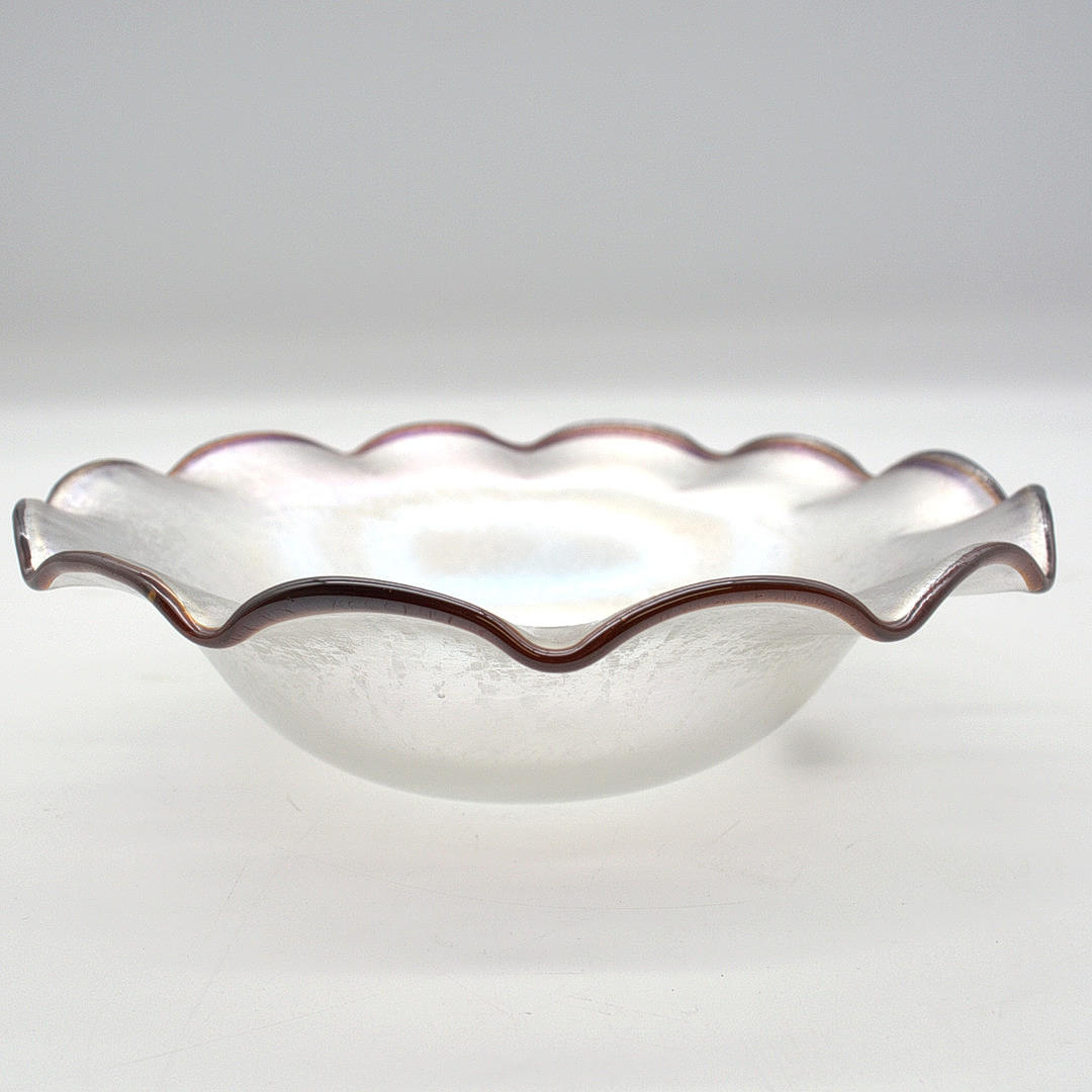 ERWIN EISCH. EISCH GLASHÜTTE, DESIGNERSKÅL FRÅN 80-TALET.