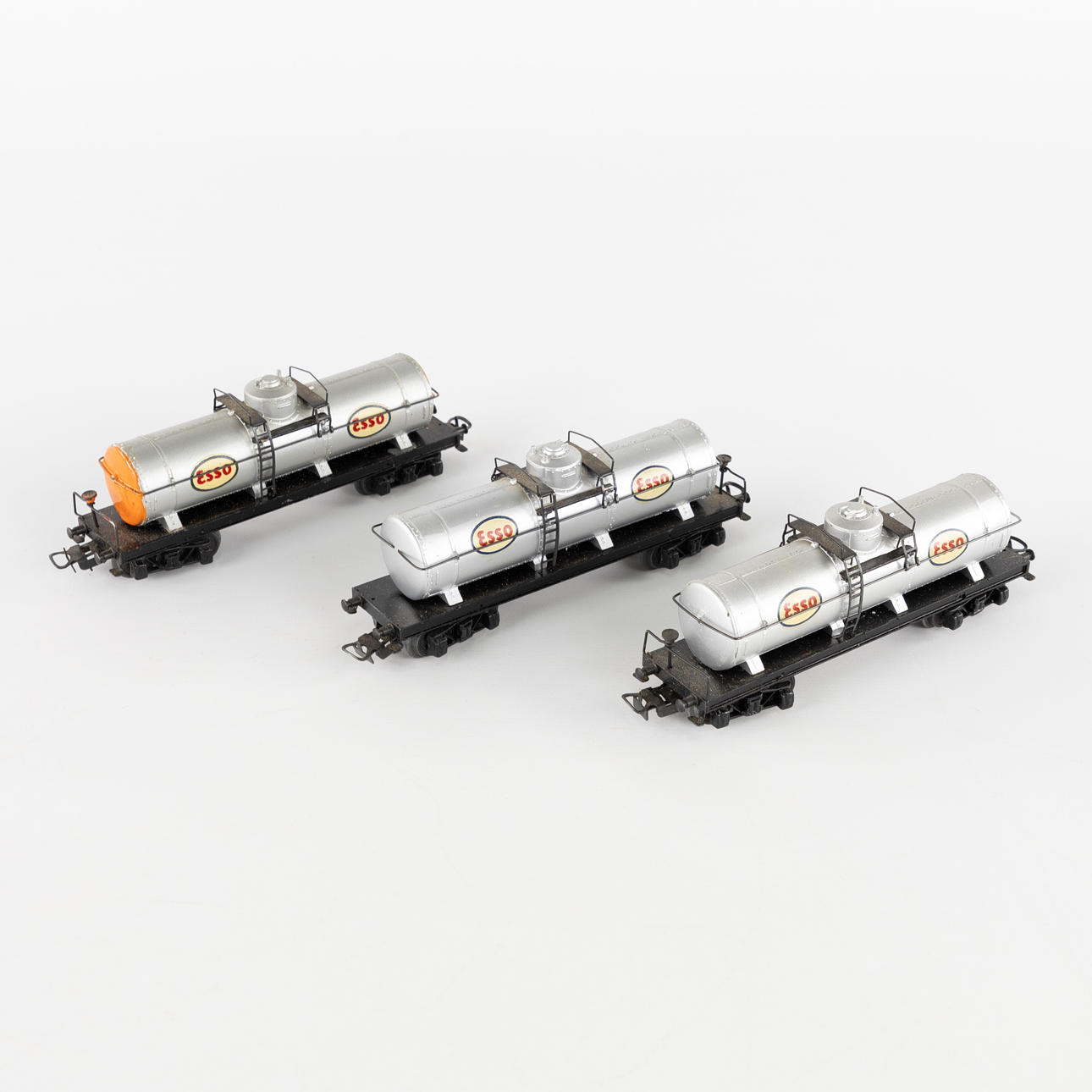 MÄRKLIN. Vagnar, 3 st, 334 Esso, 1950-tal, Tyskland.