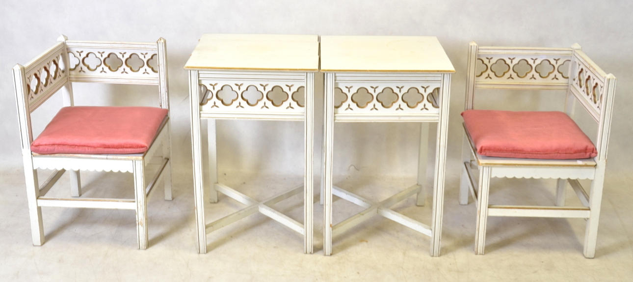 VERANDAGRUPP, 4 delar, 1900-tal.