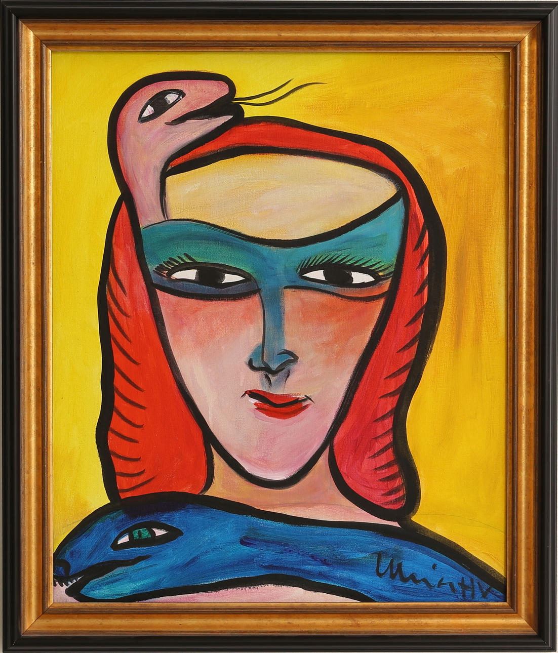 ULRICA HYDMAN VALLIEN. olja på duk, signerad.