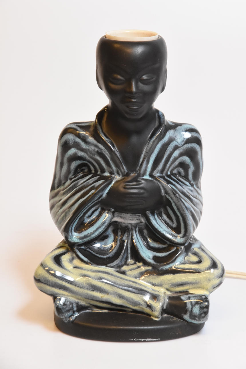 BORDSLAMPA, keramik, Söholm Danmark.