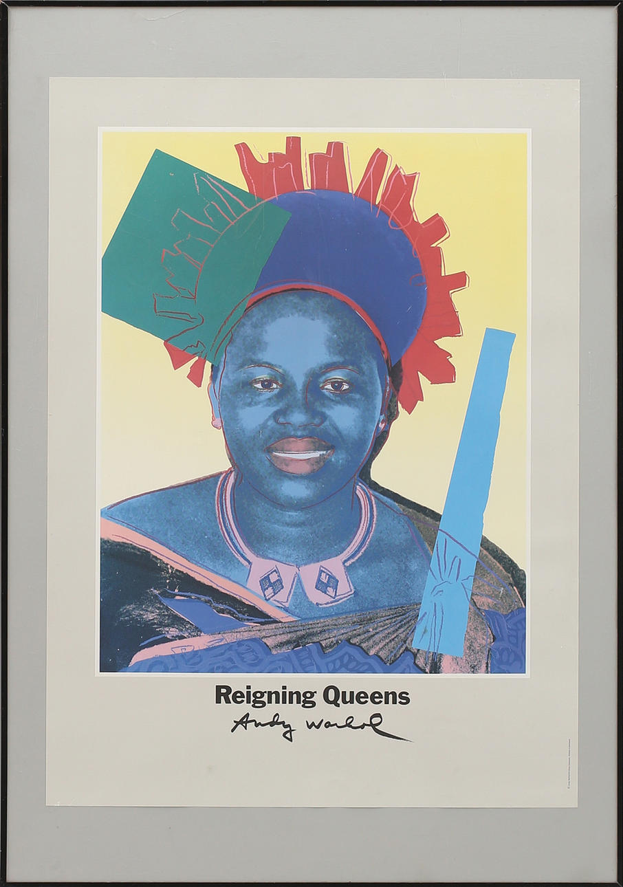 AFFISCH "Reigning Queens", Andy Warhol.