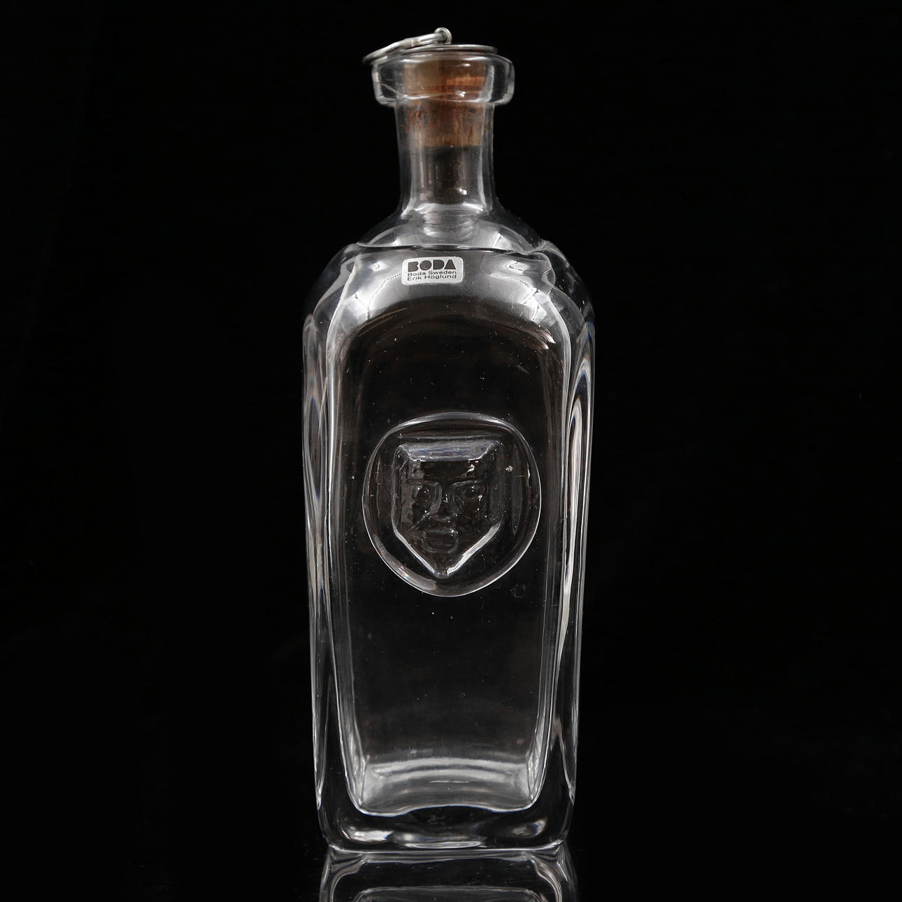ERIK HÖGLUND. BOTTLE, BODA, SIGNED, NUMBERED.
