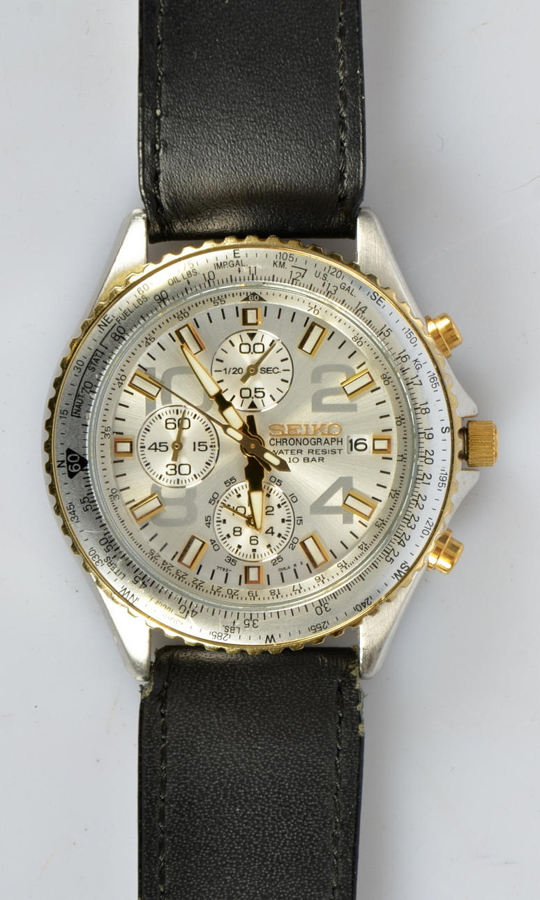 ARMBANDSUR SEIKO, Chronograph.