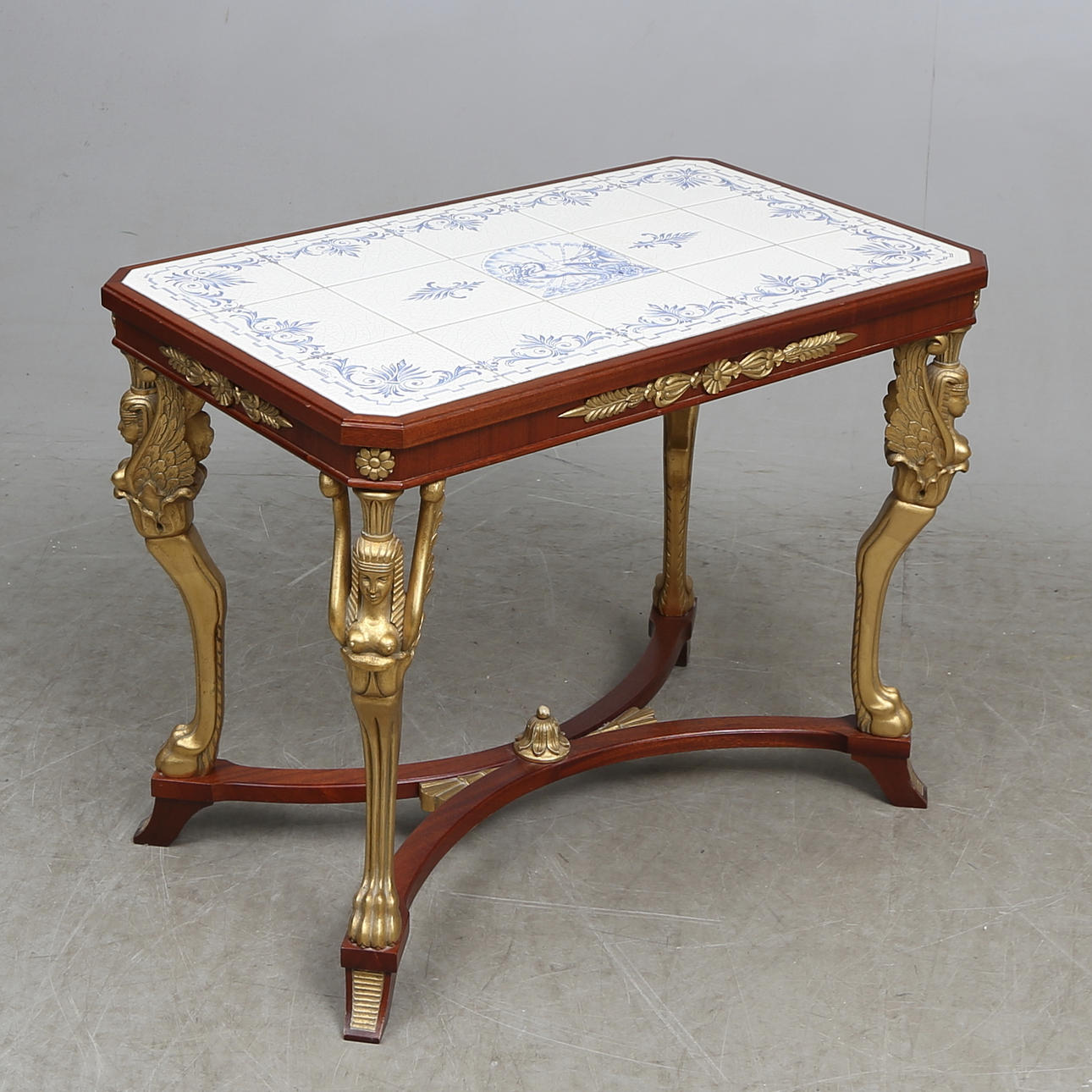 BORD, empire stil, Tor Carlsson, Upsala Ekeby, signerat.