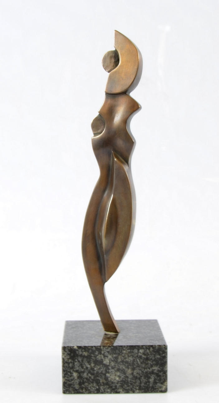 JANUS GUNDER. SKULPTUR, Bronze.