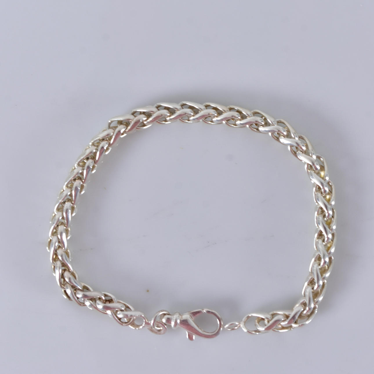 BRACELET, sterling silver.
