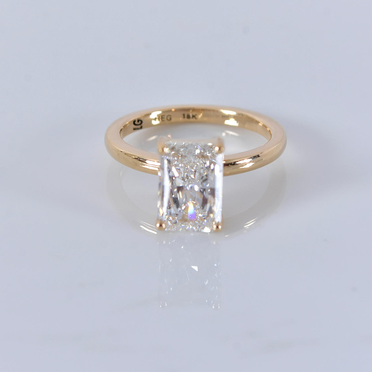 DIAMANTRING, 2,07ct, 18K, IGI Cert Labgrown.