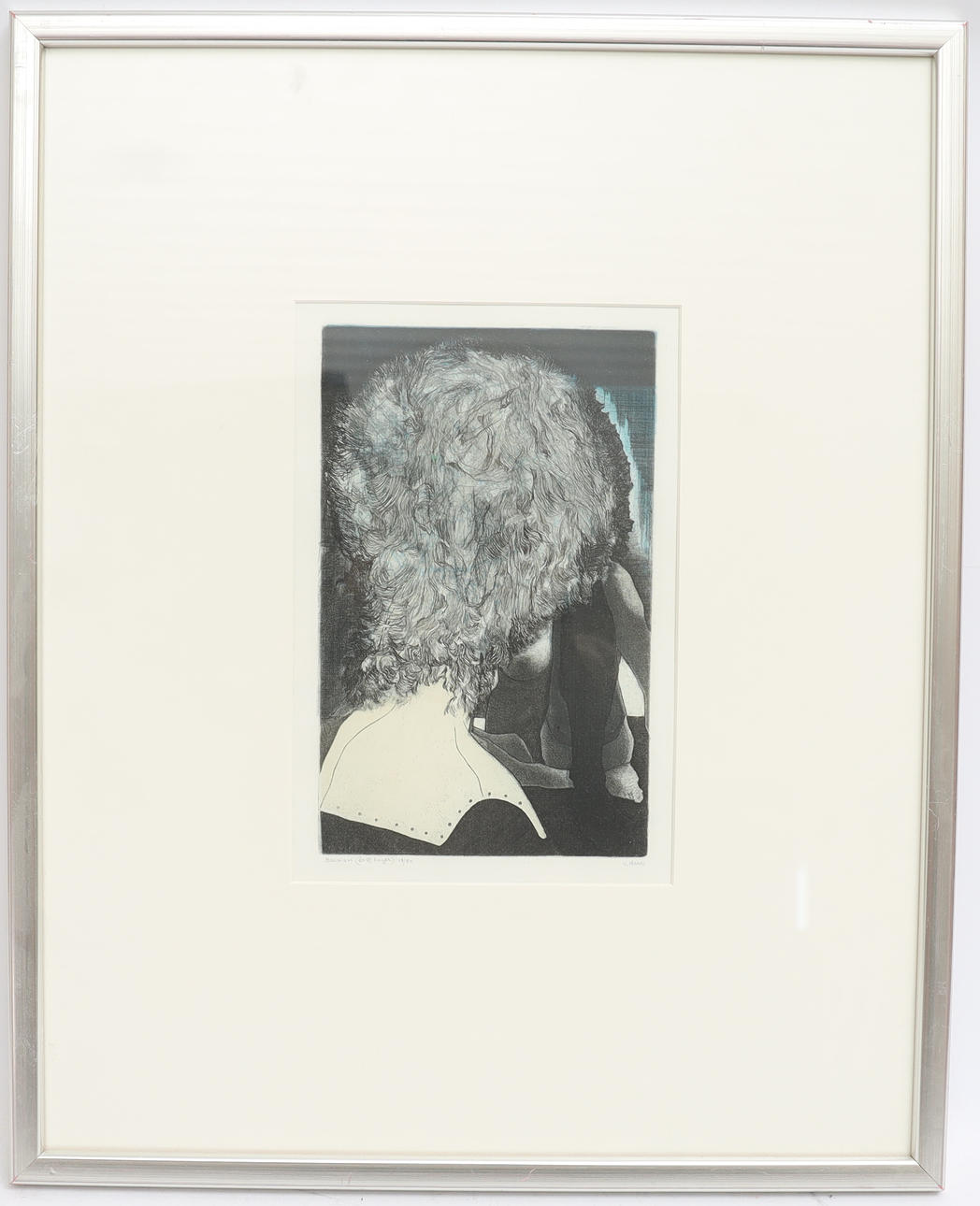 JANNE DAHL. "Dockan" colour etching, signed and numbered.