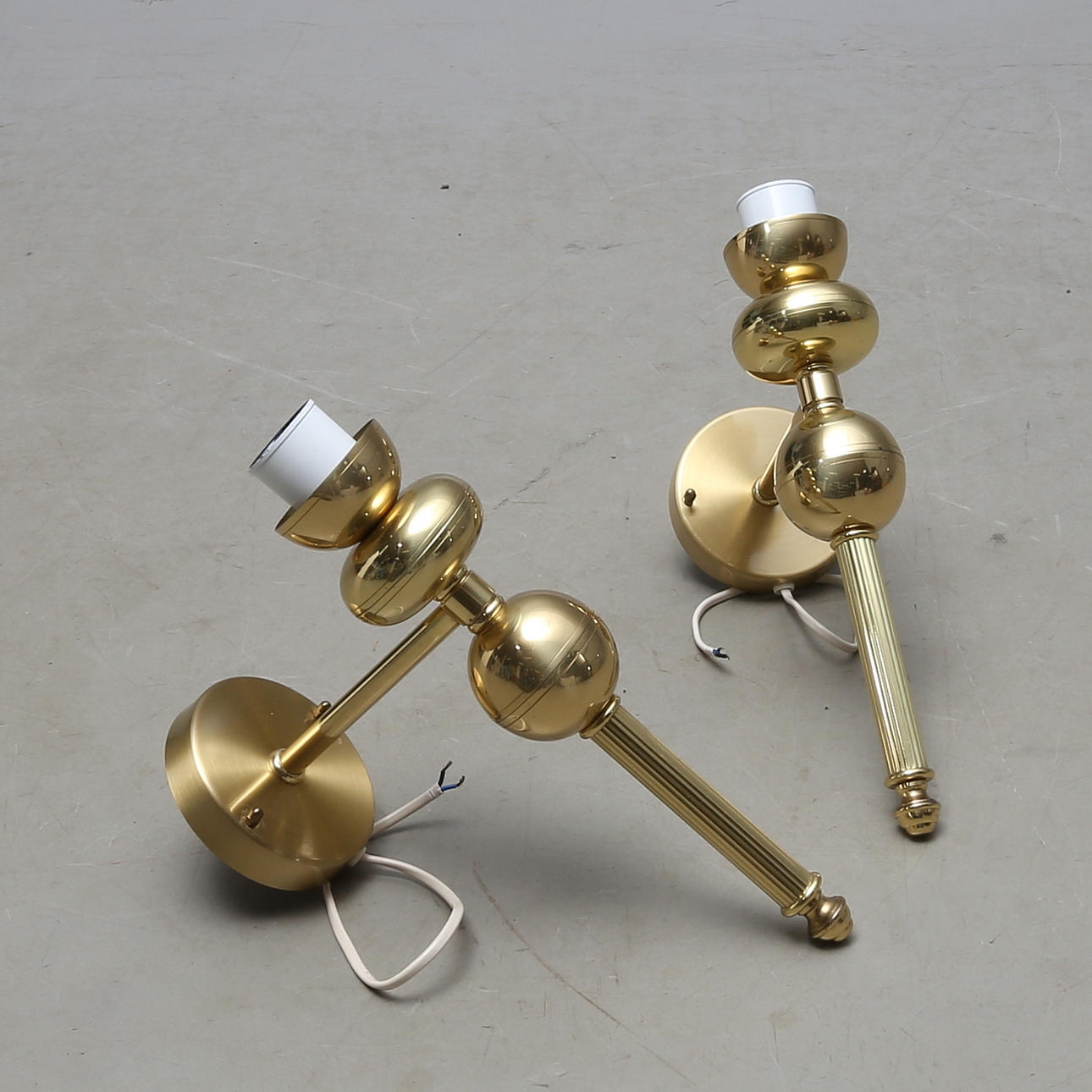 VÄGGLAMPOR, metall, EWÅ Värnamo, 1900-talets andra hälft.