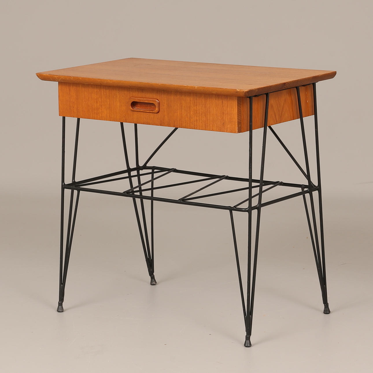 TELEFONBORD, teak, 1950/60-tal.