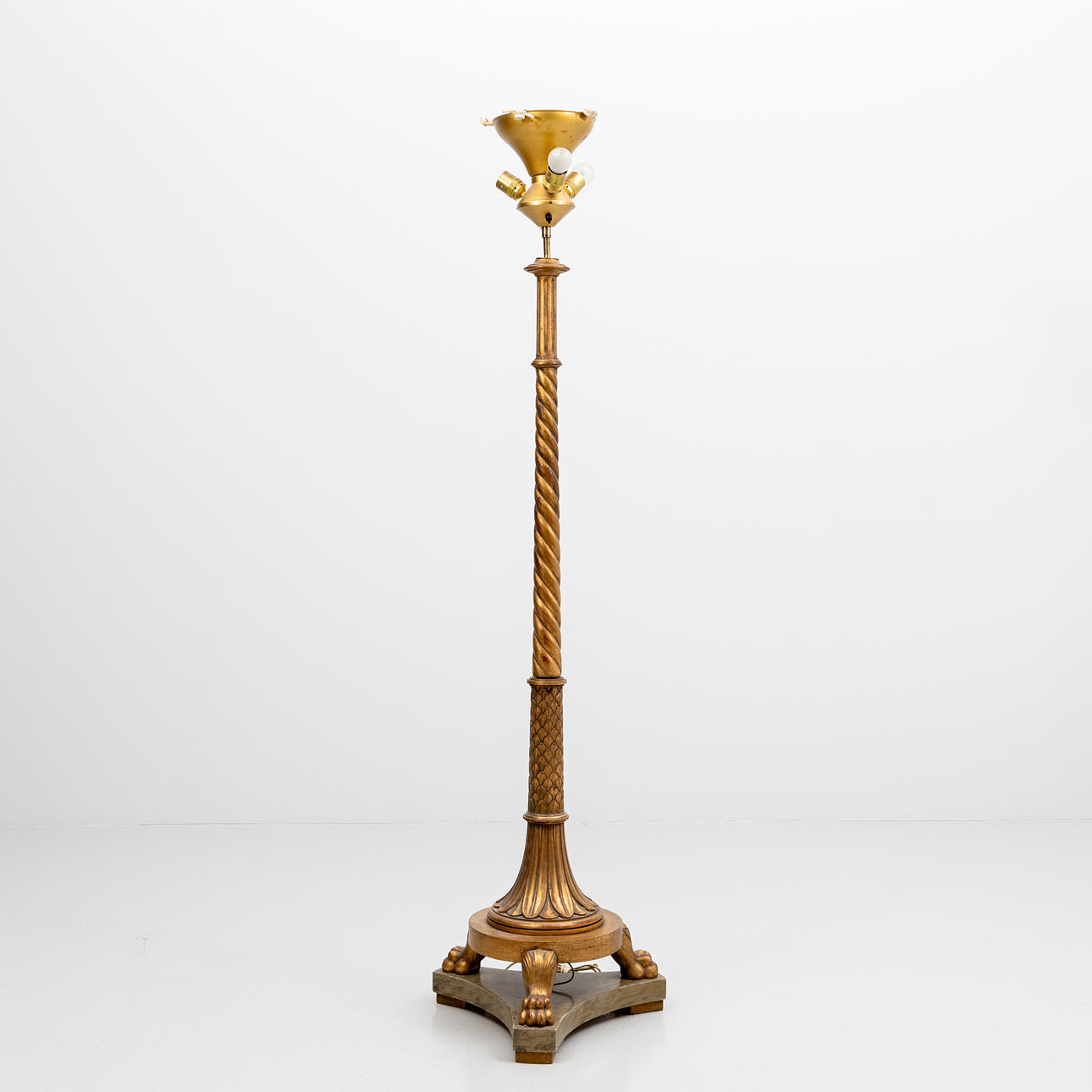 GOLVLAMPA,uplight, sengustaviansk stil, 1900-talets första del