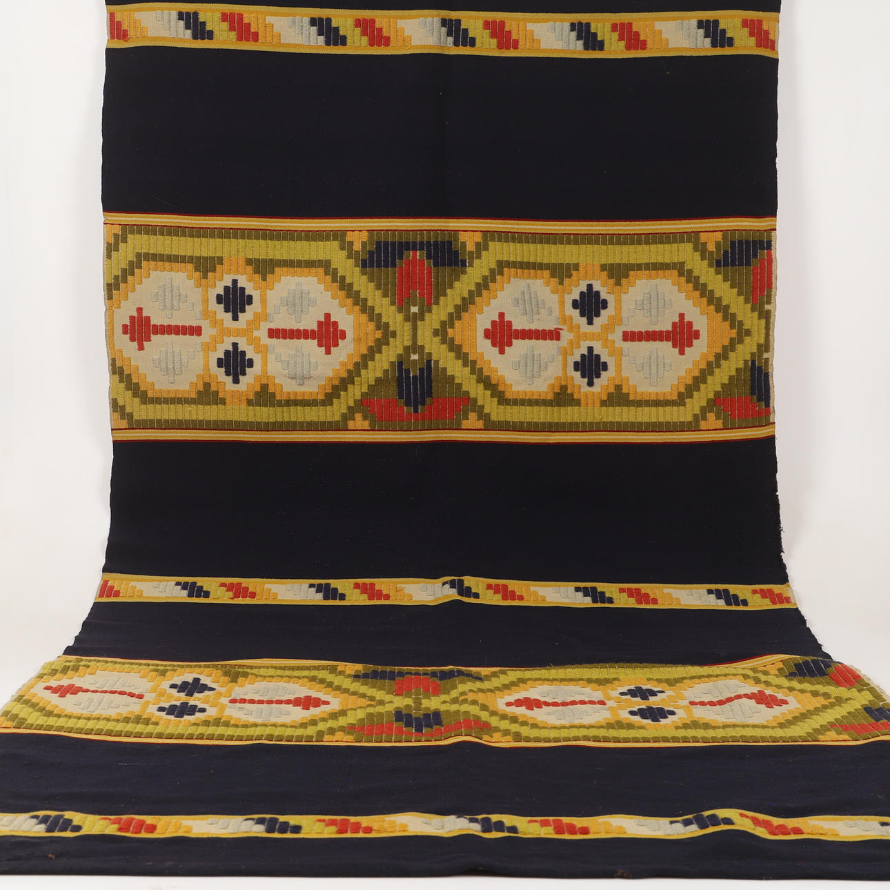 DRAPERI, allmoge, Skåne, 1800/1900-tal.