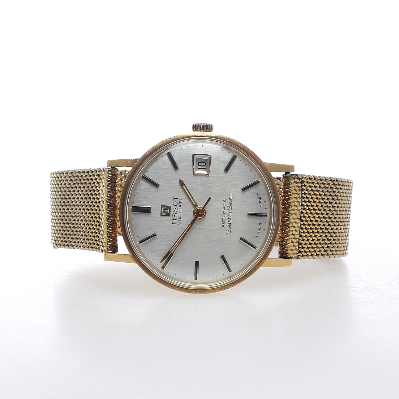 ARMBANDSUR, Tissot Visodate Seastar Seven, automatisk, boett av 18k guld.