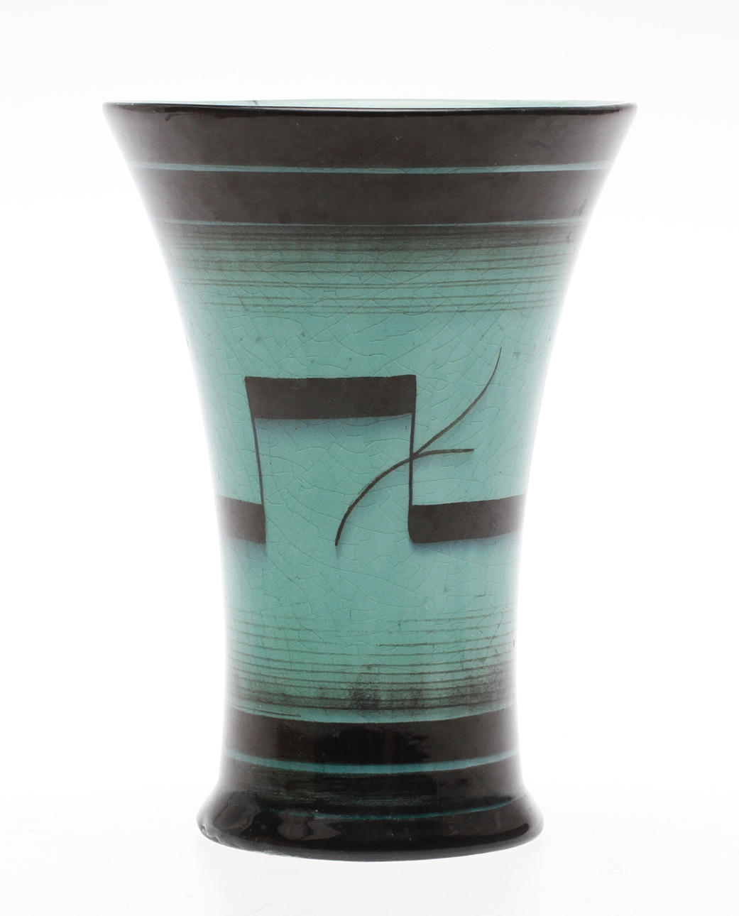 VAS, flintgods, Ilse Claesson, Rörstrand, sign.