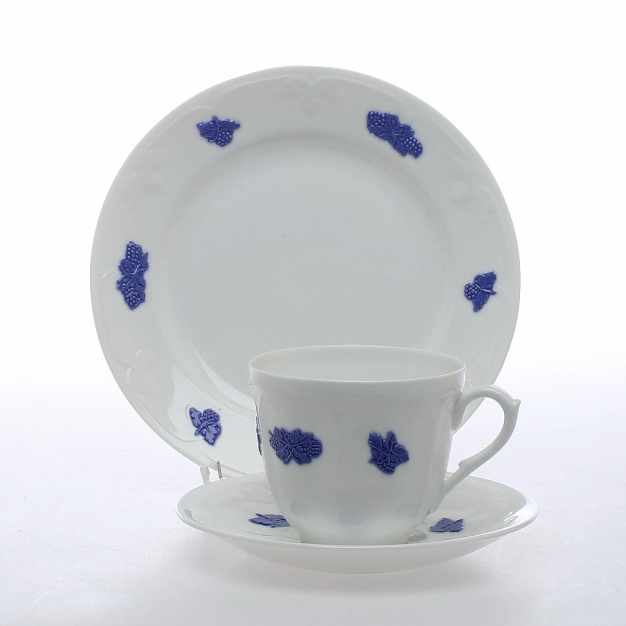 KAFFESERVIS, 20 delar, porslin, "Blå Blom", Gustavsberg.