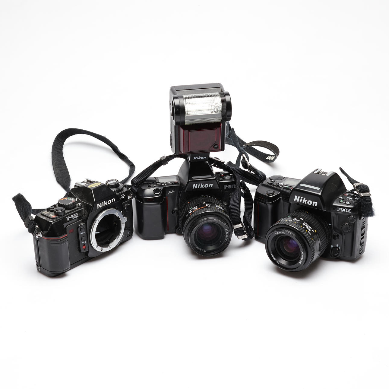 CAMERAS, 3 pcs, Nikon.