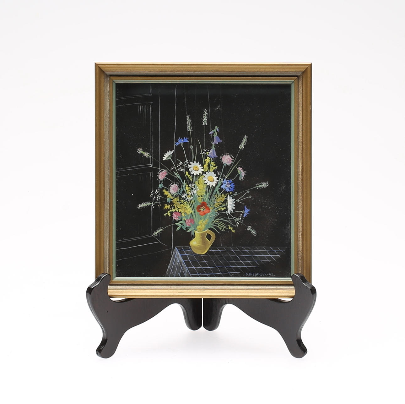 DAGMAR THELANDER. mixed media, signed and dated -42.