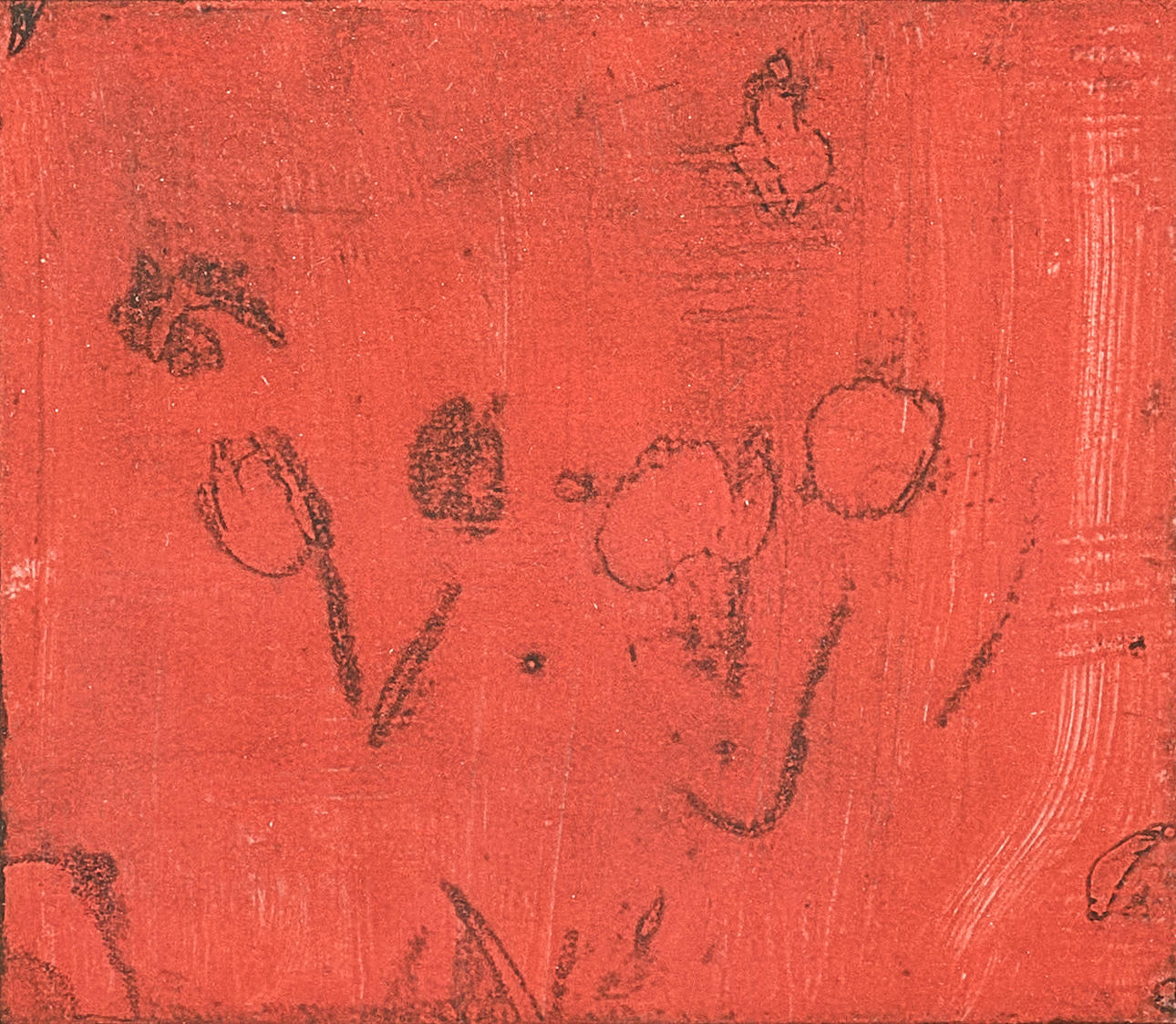 OIDENTIFIERAD KONSTNÄR. Colour etching, Composition, Signed.