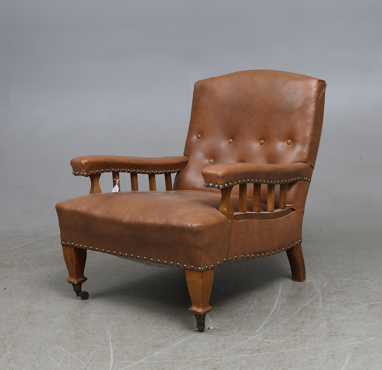 FÅTÖLJ, balustradmodell, omkring 1900.