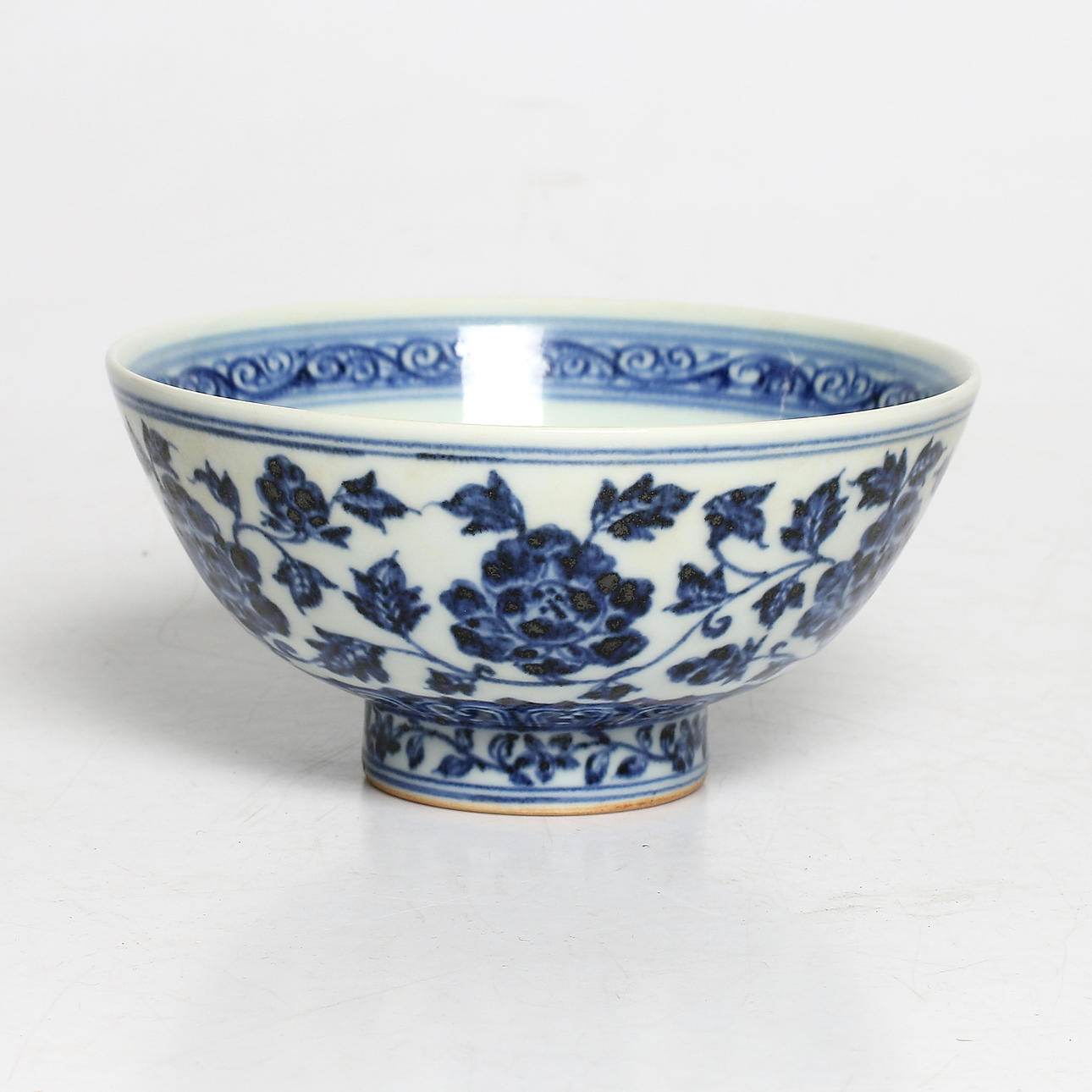 SKÅL, porslin, märkt "Xuande", Kina, 18/1900-tal.