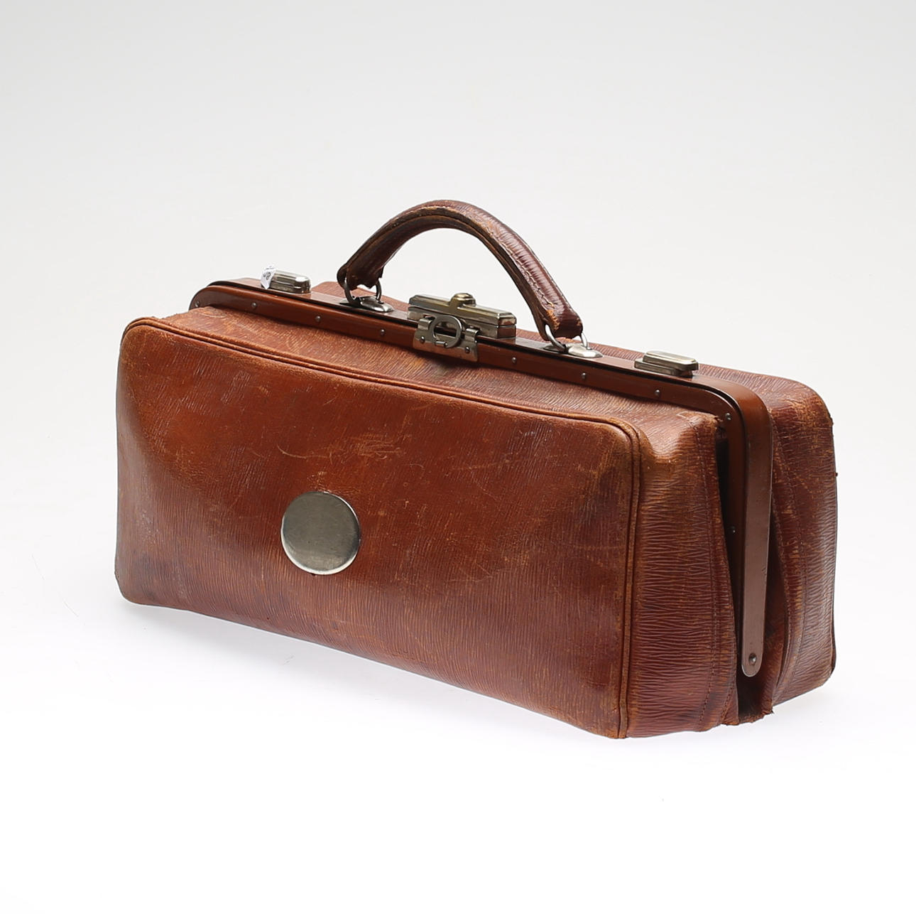 LÄKARVÄSKA, skinn, 1900-tal.