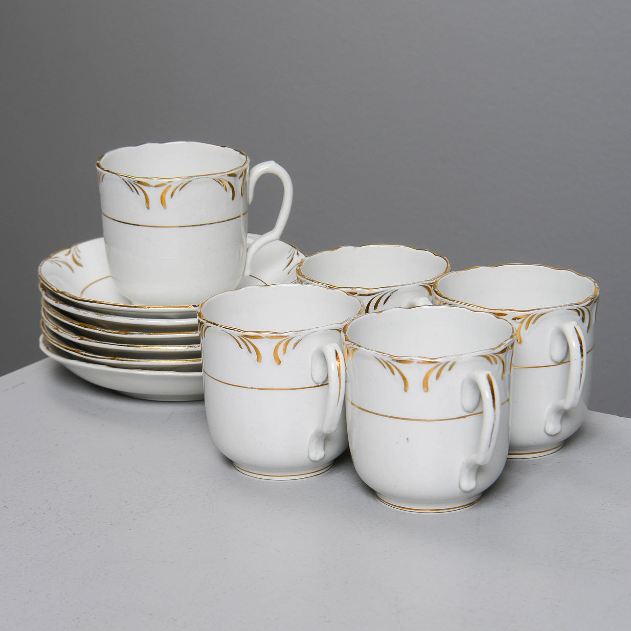 TEA SERVICE, porcelain, Gustavsberg 1899.