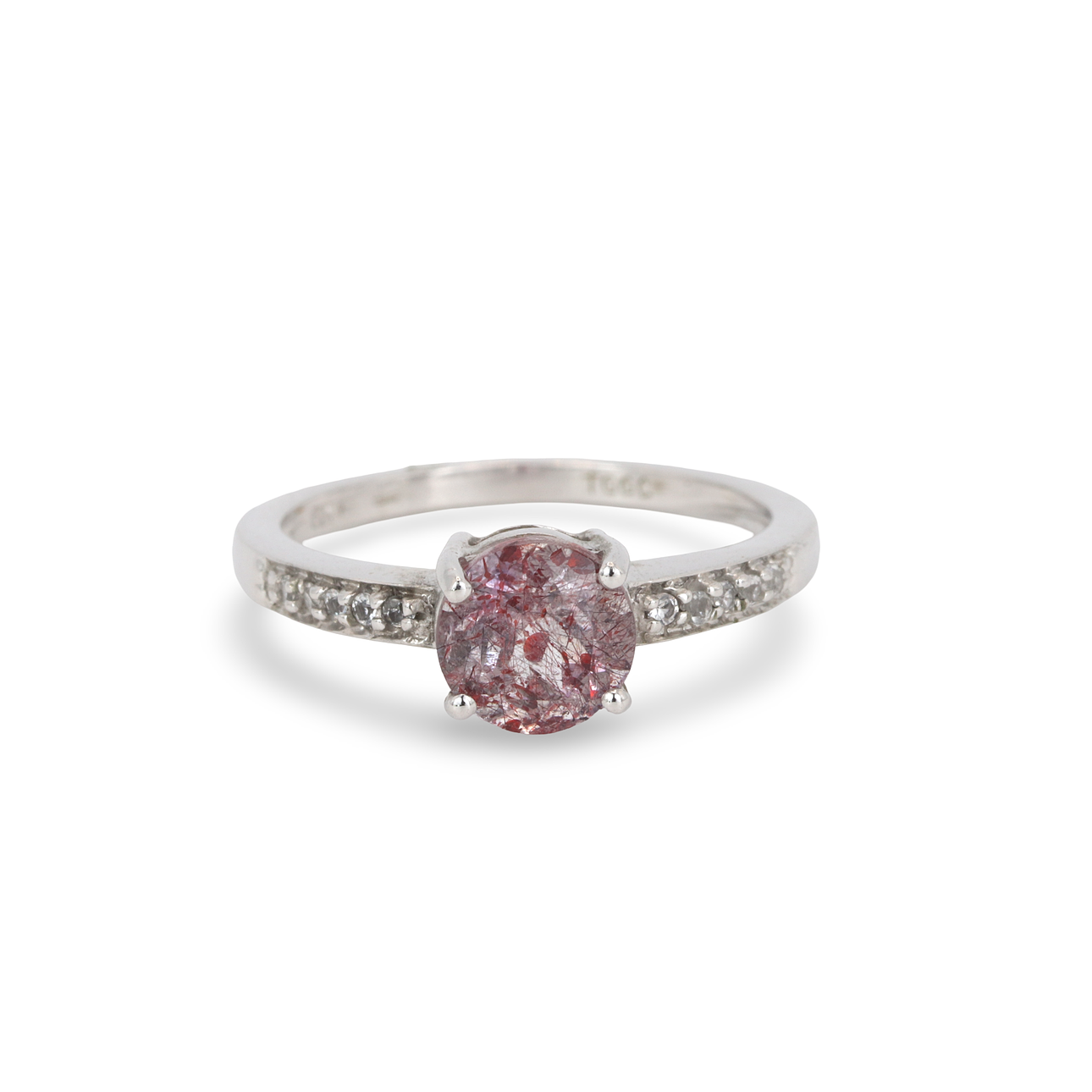 RUTILKVARTS- OCH DIAMANTRING.