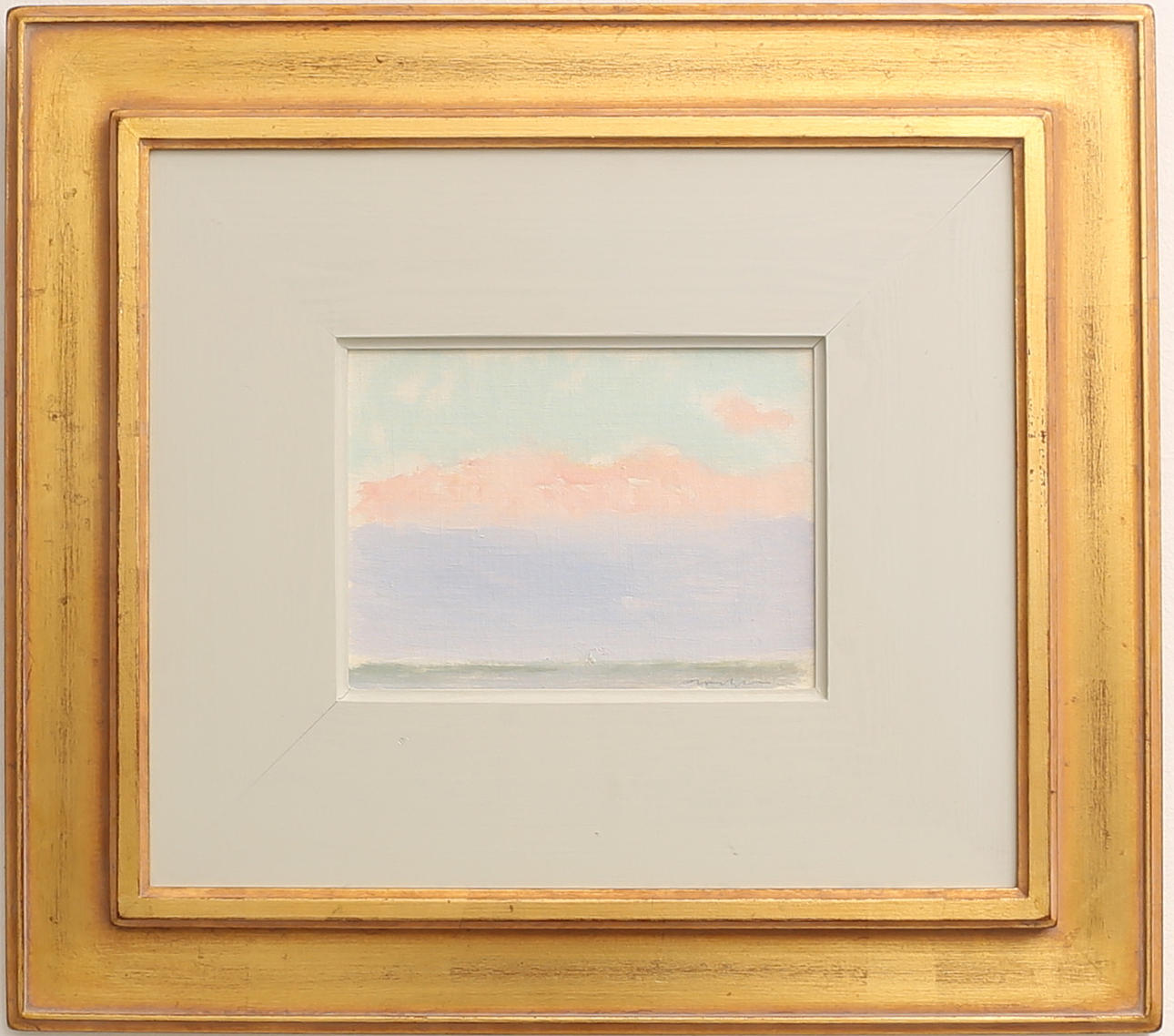 PIET MOGET. signerad, olja på pannå.