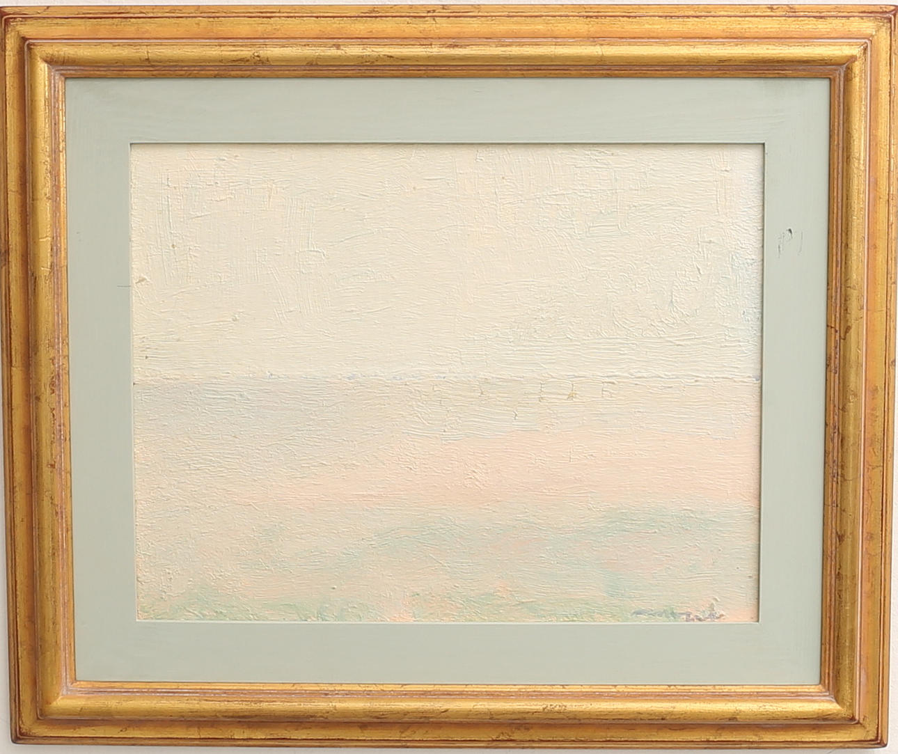 PIET MOGET. signerad, olja på pannå.