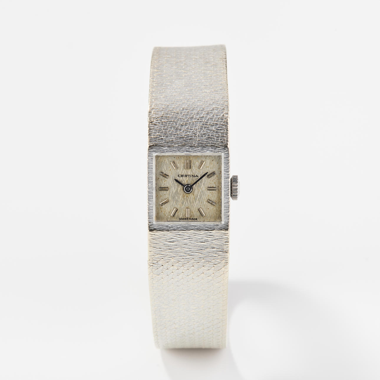 CERTINA, armbandsur, 19,5 mm, 18K vitguld, ca 1965
