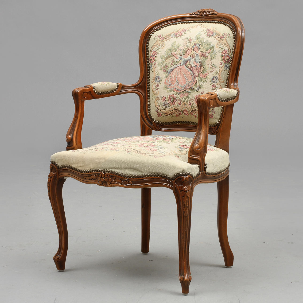 KARMSTOL, rokokostil, 1900-tal.