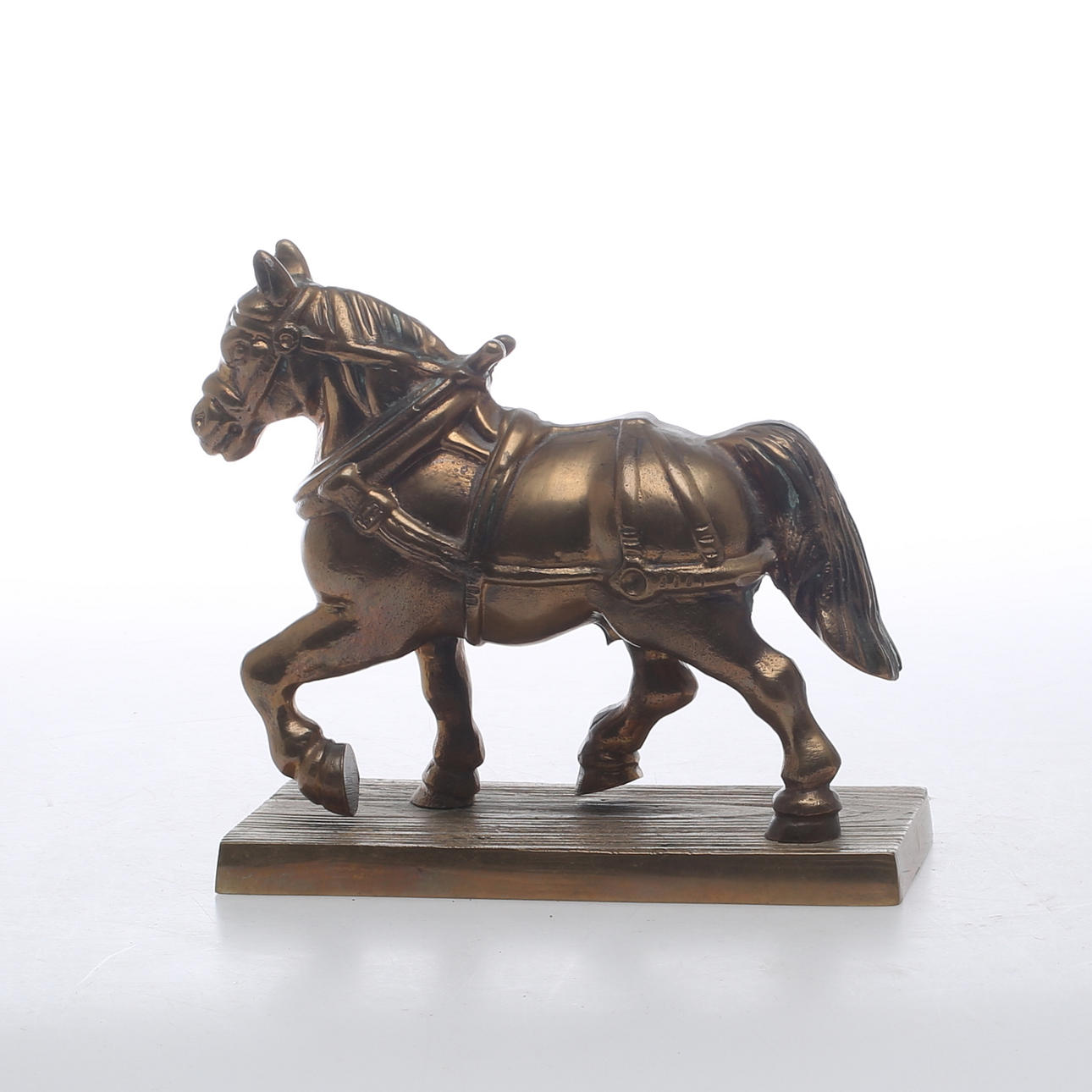 HÄSTFIGURIN, mässing, Bersbo, 1984.