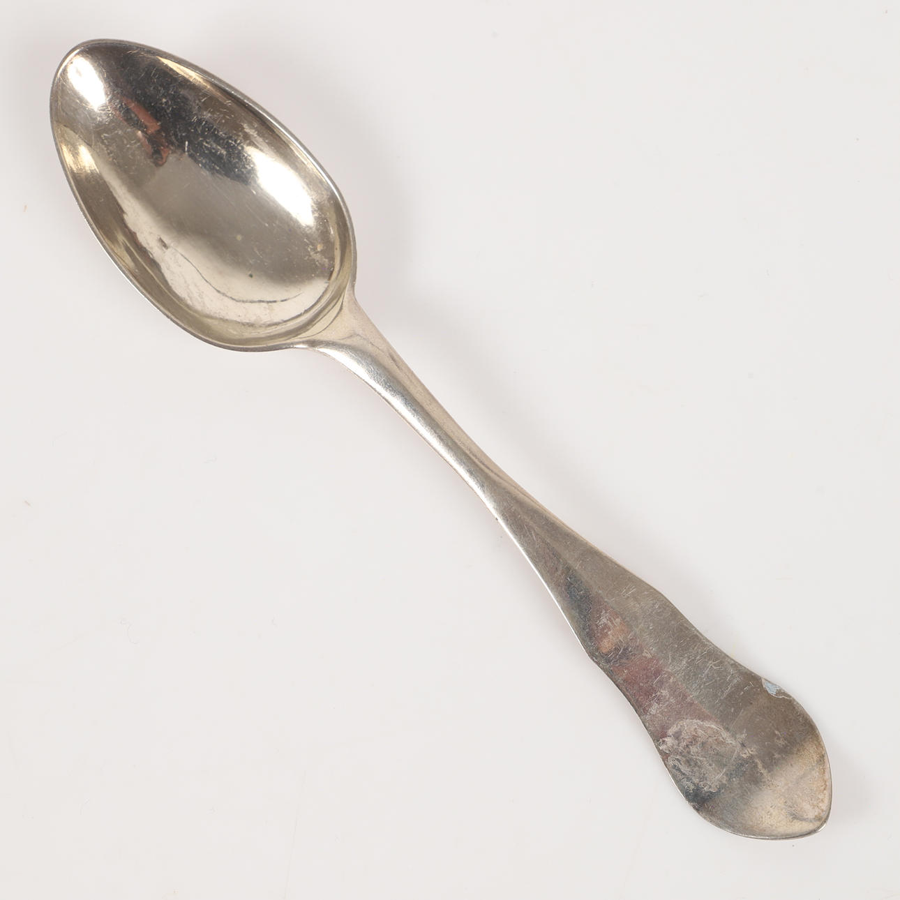 MATSKED, silver med fiolskaft, 1805.
