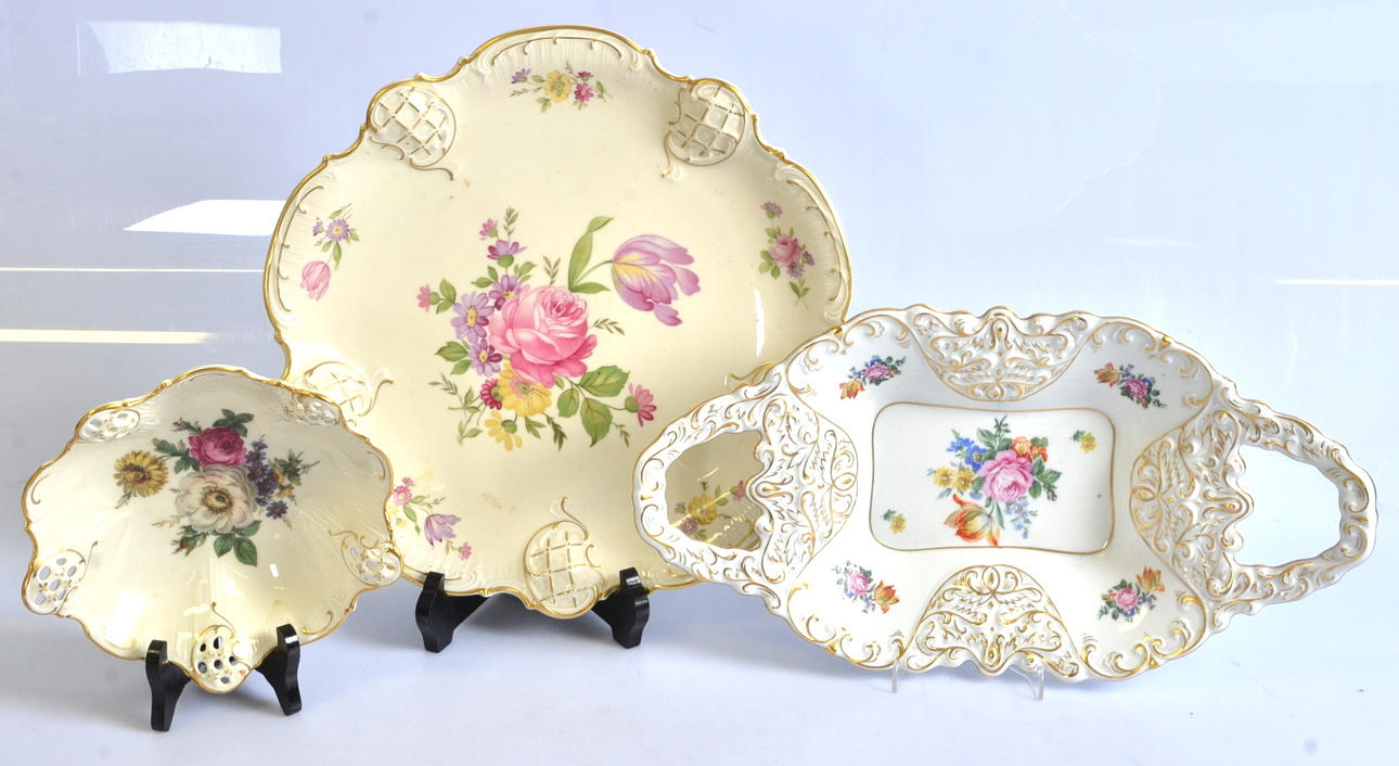 FAT SAMT SKÅL, 3 delar, Rosenthal och Jlmenau, Tyskland.