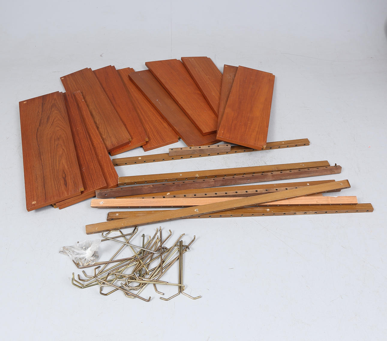 POUL CADOVIUS. Wall shelf, "Royal System" teak, Denmark.