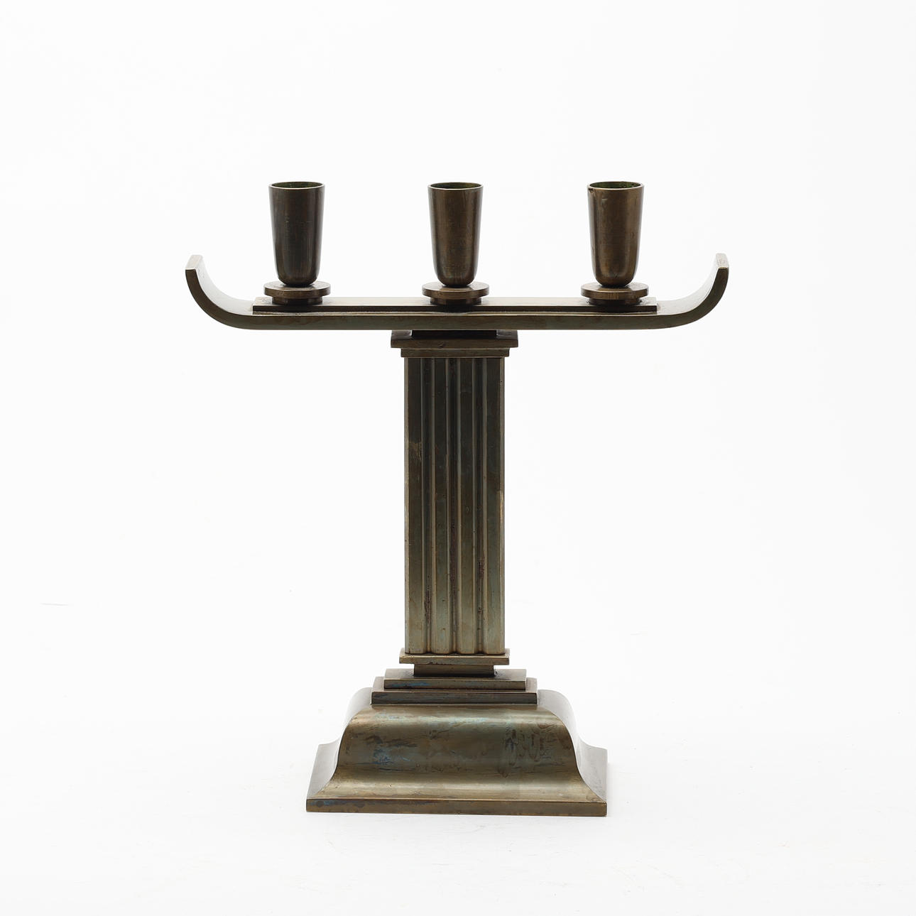 CANDELABRUM, Swedish Grace, bronze, 1930s.