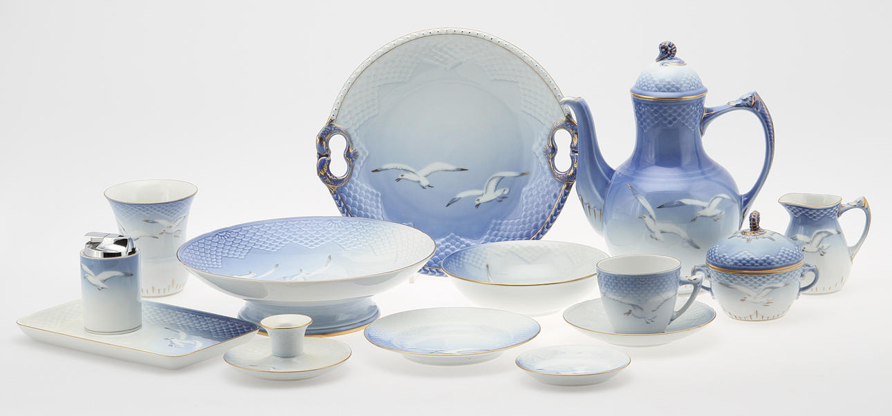 SERVIS, 38 delar, "Måsen", Bing&Gröndahl.