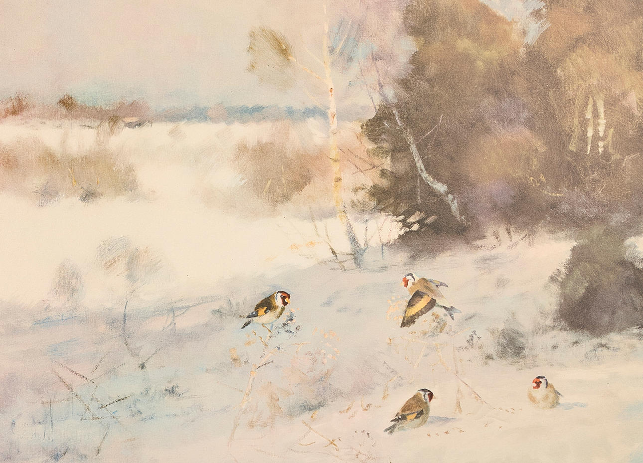 LINDORM LILJEFORS. Colour lithograph, signed and numbered 207/360.