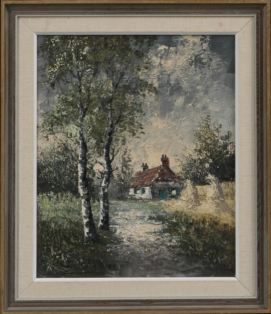 SIMON KRAMER. Oil on canvas, signed on verso.