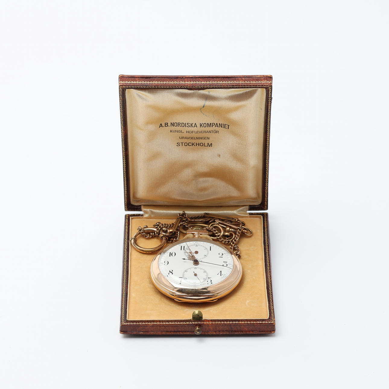 LONGINES, pocket watch, 14K gold, 1930s.