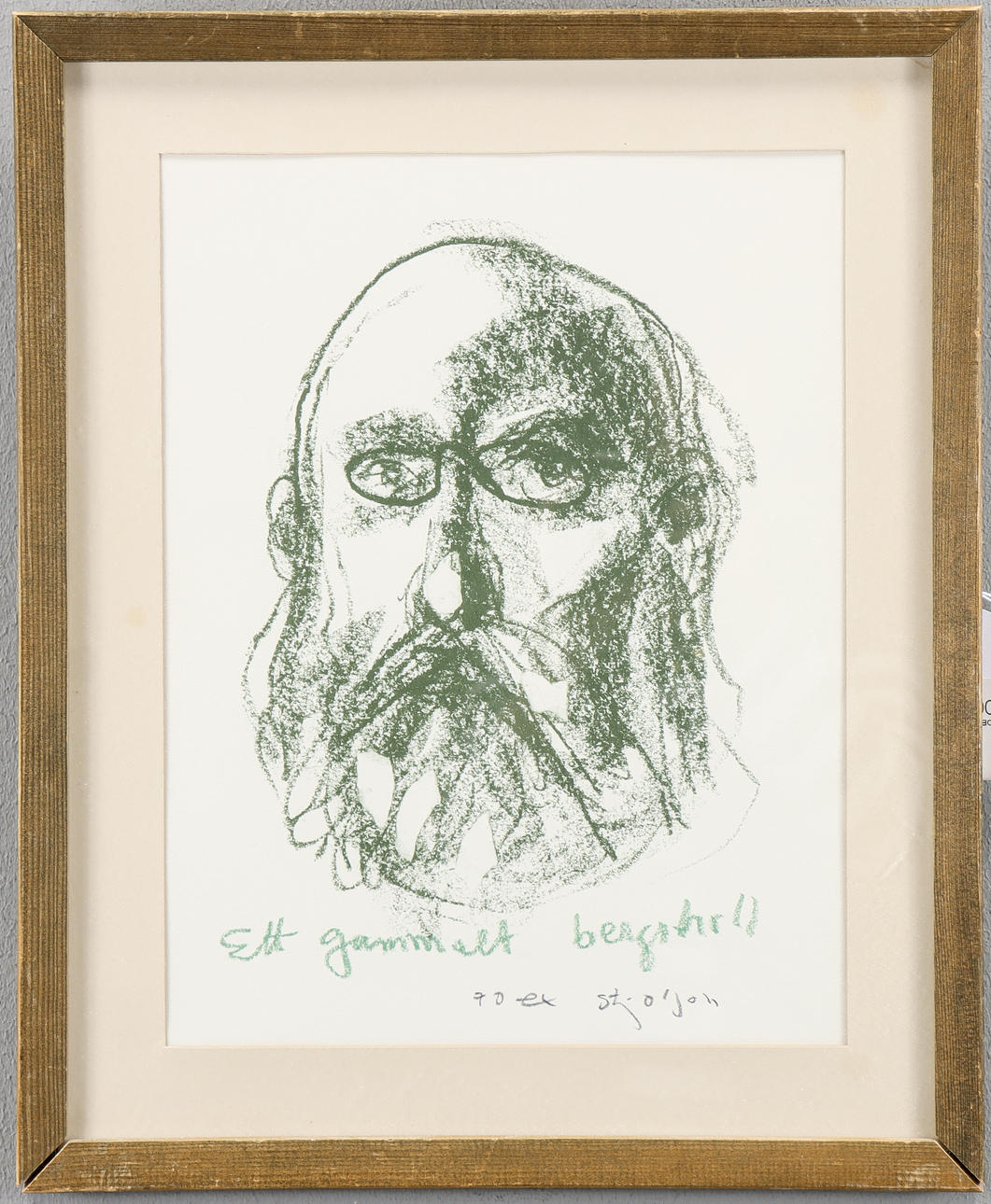 STIG OLSON. Lithograph, edition of 70, signed.